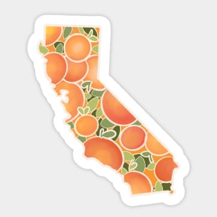 California oranges Sticker